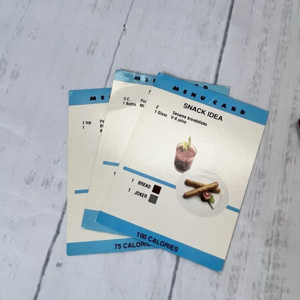 Vintage Richard Simmons Deal A Meal Folder Meal Planning Food Cards Weight Loss